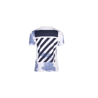 Splash Ink Shorts-Shirt Weiß