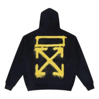 Sprayed Arrow Hoodie „Schwarz“