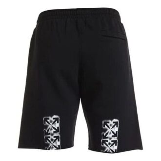 Sprayed Arrows Arrow Sports Shorts Schwarz