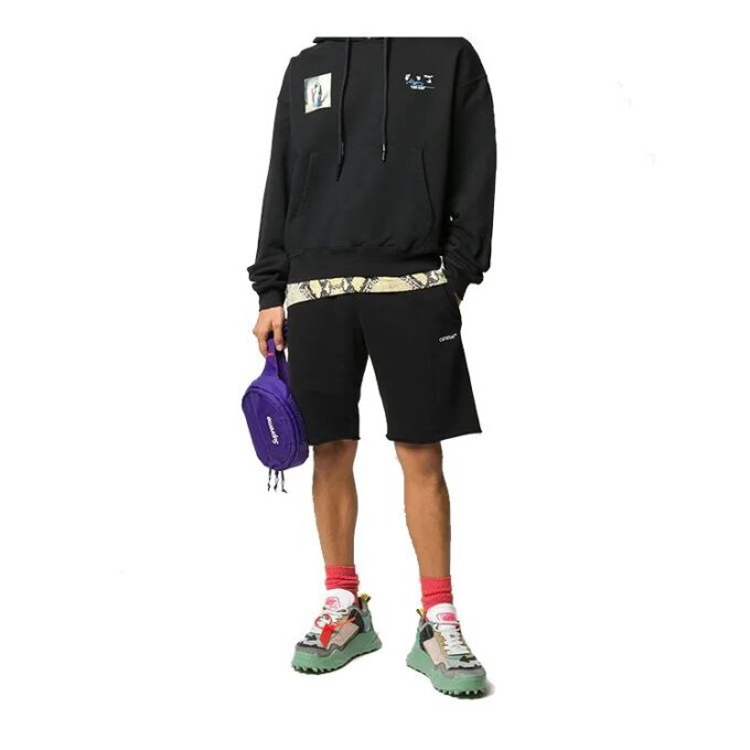 Sprayed Arrows Arrow Sports Shorts Schwarz
