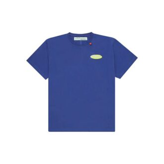 SS19 Arrows Oversize-T-Shirt mit kurzen Ärmeln „Blue Neon Green“