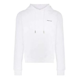 SS19 Bedruckt mit Kordelzug Bedrucktes Baumwollfleece Herren Weiß