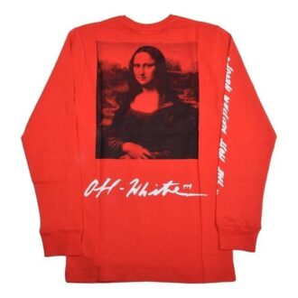 SS19 Herren-Langarmshirt mit Logo „Mona Lisa“