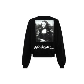 SS19 Herren-Pullover mit Mona Lisa-Logo und Rundhalsausschnitt