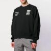 SS19 Herren-Pullover mit Mona Lisa-Logo und Rundhalsausschnitt