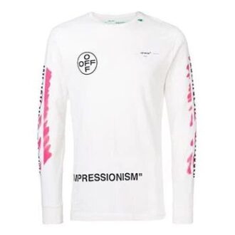 SS19 Impressionismus-Arrows-Skizze Herren-Pullover mit Rundhalsausschnitt