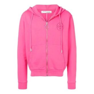 SS19 Logo-Kapuzenjacke Herren Pink