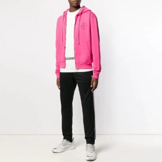 SS19 Logo-Kapuzenjacke Herren Pink