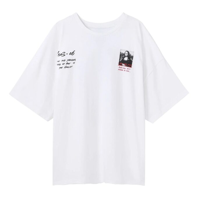 SS19 Mona Lisa Logo-Print Oversize