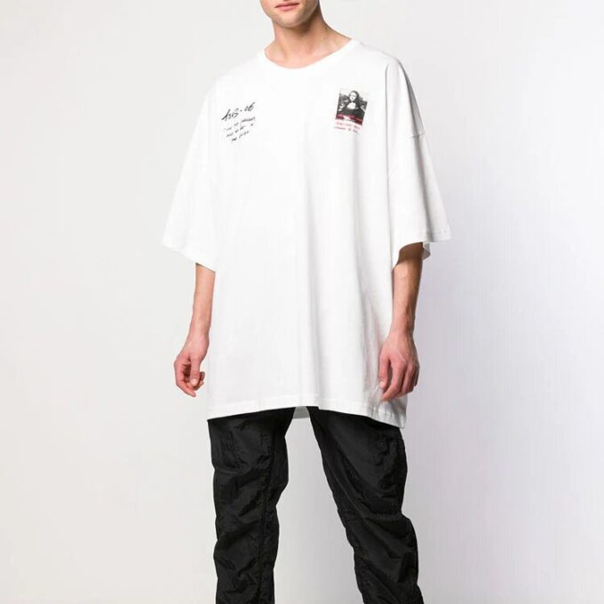 SS19 Mona Lisa Logo-Print Oversize