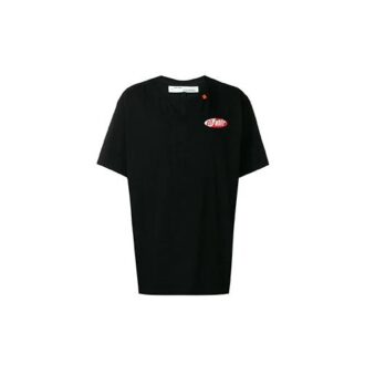 SS19 Roter Pfeil-Aufdruck Shorts-T-Shirt Herren Schwarz