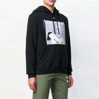 SS19 Sweatshirt mit Blueprint-Print
