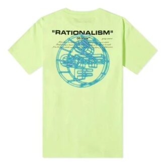 SS20 3D-Rationalismus-Print Kurzarm Fluoreszenz
