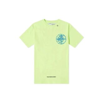 SS20 3D-Rationalismus-Print Kurzarm Fluoreszenz