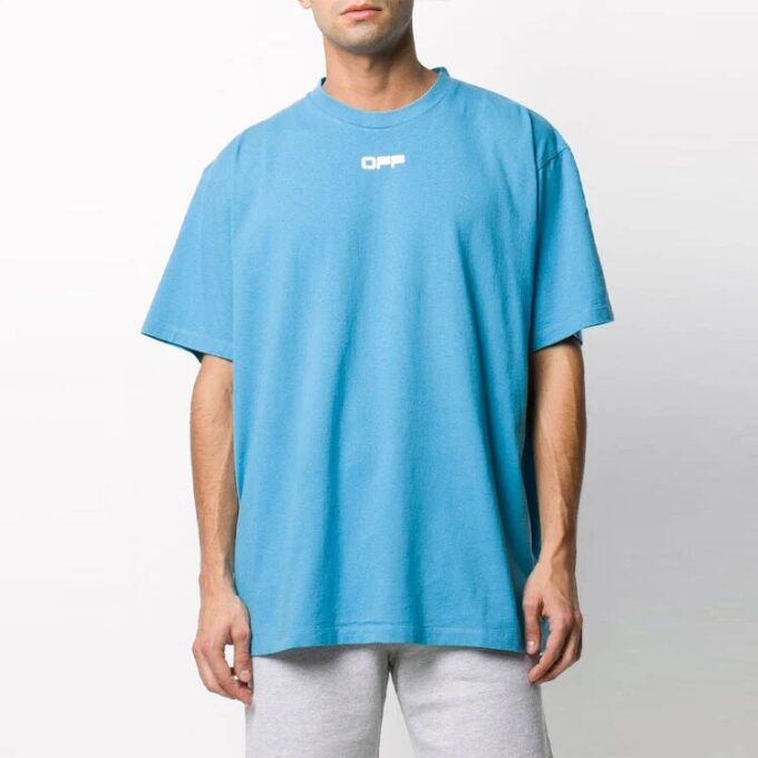 SS20 Airport Tape Print für Herren Blau