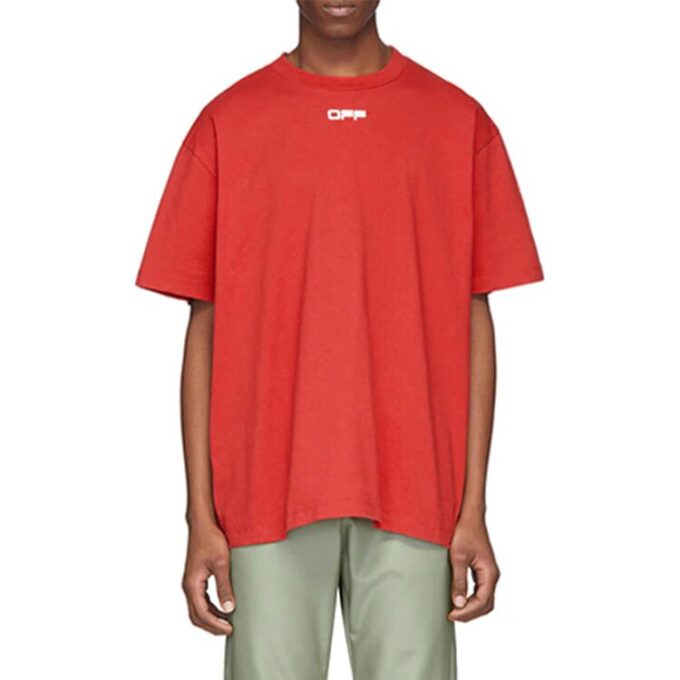 SS20 Airport Tape Print für Herren Rot