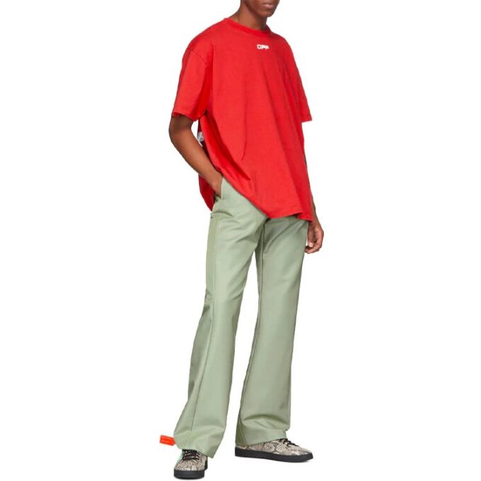 SS20 Airport Tape Print für Herren Rot