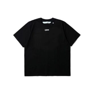 SS20 Caravaggio Square Back Logo-Print, locker sitzendes Kurzarm-Shirt