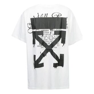 SS20 Dripping Arrows Logo Loose Kurzarm-Shorts