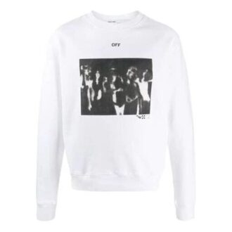 SS20 Herren-Sweatshirt mit Logo, Rundhalsausschnitt und Langarm, im Spray-Paint-Look