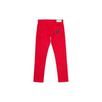 SS20 Neujahr Herren-Jeans aus Mischgewebe im Streetstyle, einfarbig, Baumwolle, Logo, Slim-Fit
