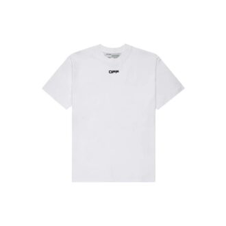 SS20 Oversized-T-Shirt mit Arrows-Logo-Print „Weiß“