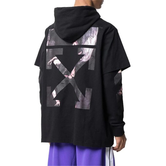 SS20 Rückseite Caravaggio Arrows Print Doppellagig