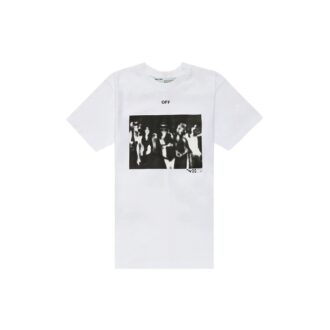 SS20 Virgil Abloh Herren Weißer Slim-Fit-Pullover mit Sprühfarben-Print