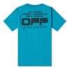 SS20 Wavy Line Weiß bedruckt, locker sitzend, Herren, Blau