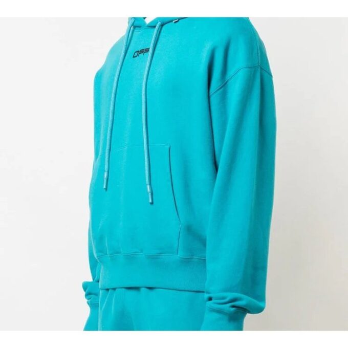 SS20 Weiß Wavy Logo-Print Lässig Herren Blau