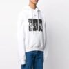SS20 Weißes Oversize-Sweatshirt mit Sprühfarbe