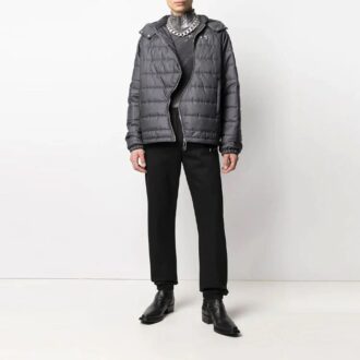 SS21 Abnehmbare Logo-Jacke Schwarz