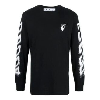 SS21 Arrow Langarm-Shirt, Slim Fit, Schwarz