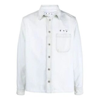 SS21 Arrow Logo Denimjacke Version Weiß