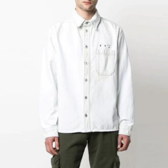 SS21 Arrow Logo Denimjacke Version Weiß