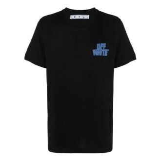 SS21 Arrow Printing Logo Kurzarm Schwarz