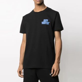 SS21 Arrow Printing Logo Kurzarm Schwarz