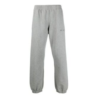 SS21 Arrows-Hose mit Pfeil-Logo, Slim Fit, lockere Passform, grau
