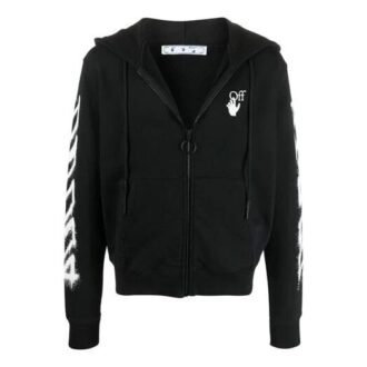 SS21 Arrows-Muster, lockere Passform, schwarz