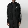 SS21 Arrows-Muster, lockere Passform, schwarz