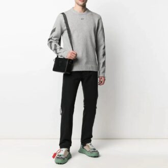 SS21 Arrows Stripe Strickversion Grau