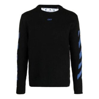 SS21 Arrows Stripe Strickversion Schwarz