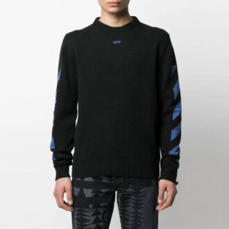SS21 Arrows Stripe Strickversion Schwarz
