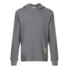 SS21 Baumwoll-T-Shirt mit gesticktem Logo, Standardausführung, Grau