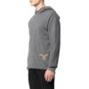 SS21 Baumwoll-T-Shirt mit gesticktem Logo, Standardausführung, Grau