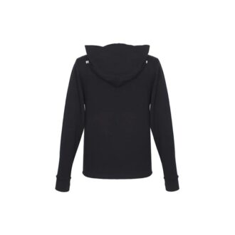 SS21 Baumwoll-T-Shirt mit gesticktem Logo, Standardausführung, Schwarz