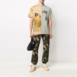 SS21 bedruckte Sport-Lange Hose mit Logo, Camouflage