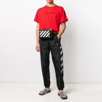 SS21 Bedrucktes Kurzarm-Shirt Rot
