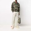 SS21 Camouflage-Allover-Print, lockere Passform, grün
