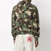 SS21 Camouflage-Allover-Print, lockere Passform, grün